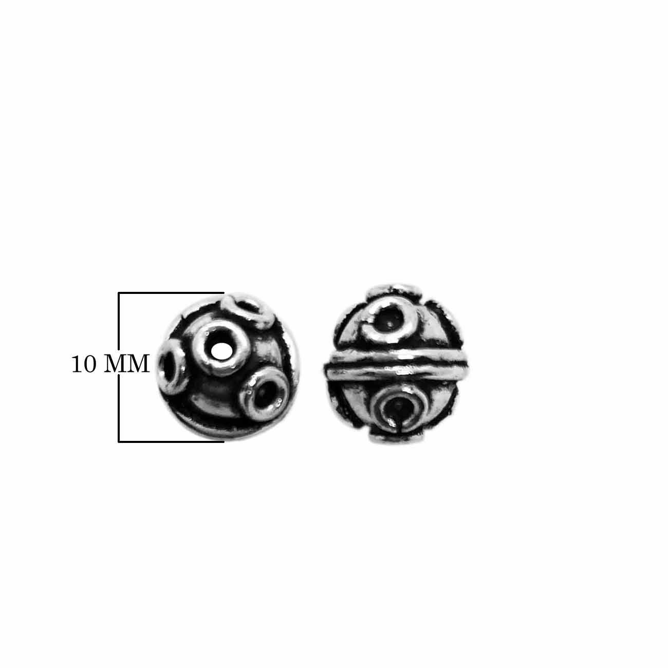 BSF-381 Silver Overlay Bali Bead Beads Bali Designs Inc 