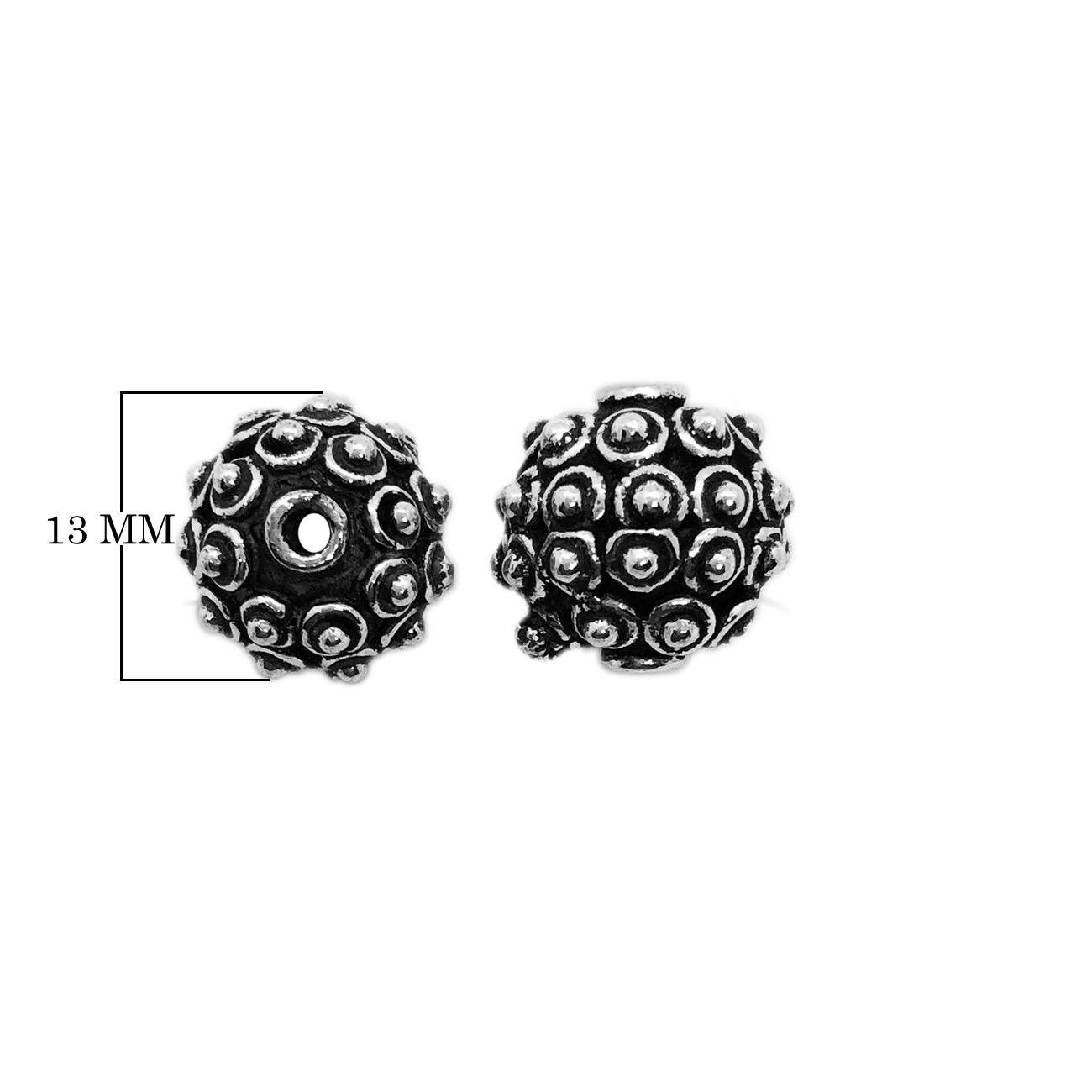 BSF-382 Silver Overlay Bali Bead Beads Bali Designs Inc 