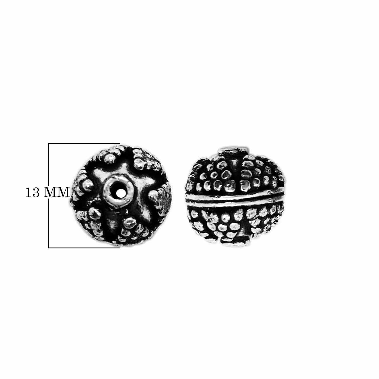 BSF-384 Silver Overlay Bali Bead Beads Bali Designs Inc 