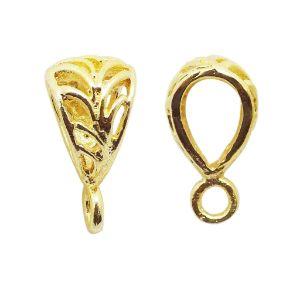 CG-120 18K Gold Overlay Pendant Bail Beads Bali Designs Inc 