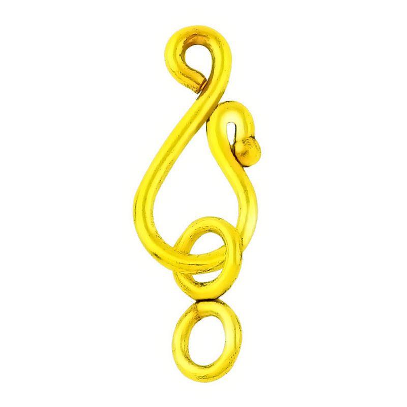CG-122 18K Gold Overlay Hook Beads Bali Designs Inc 
