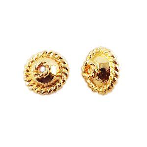 Timeless rope circle 18K Gold Overlay bead cap crafted Over Copper with a smooth gold finish, handmade in India.