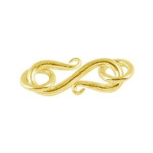 CG-160-16MM 18K Gold Overlay ''S'' Hook Beads Bali Designs Inc 