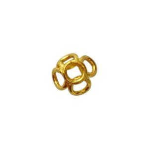 CG-197 18K Gold Overlay Bead Cap Beads Bali Designs Inc 