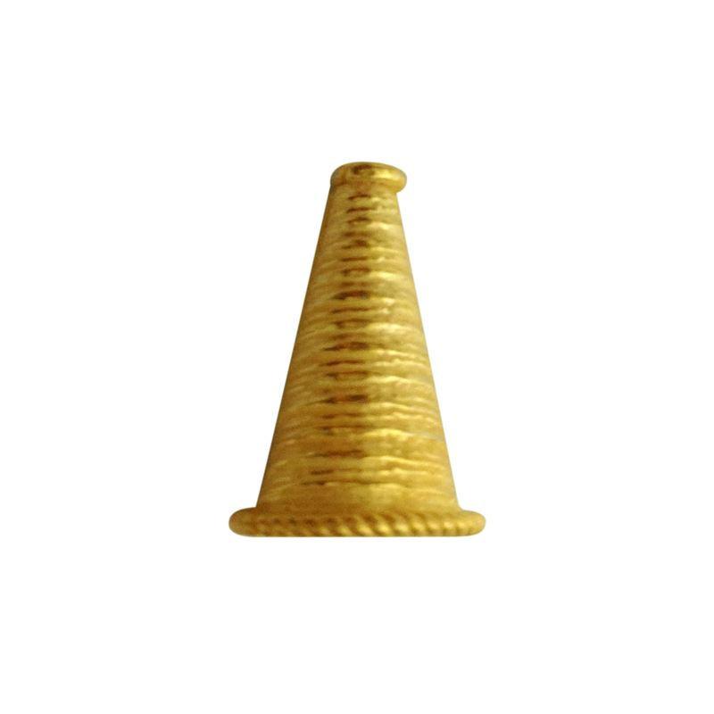 CG-202 18K Gold Overlay Cone Beads Bali Designs Inc 