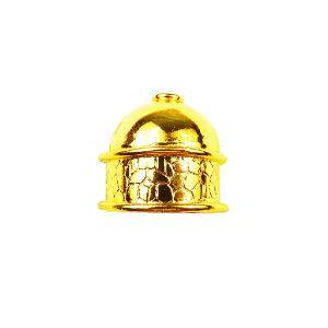 CG-203 18K Gold Overlay End Cap Beads Bali Designs Inc 
