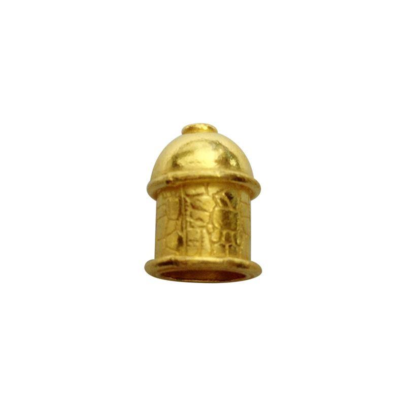 CG-205 18K Gold Overlay End Cap Beads Bali Designs Inc 