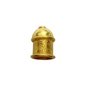 CG-205 18K Gold Overlay End Cap Beads Bali Designs Inc 