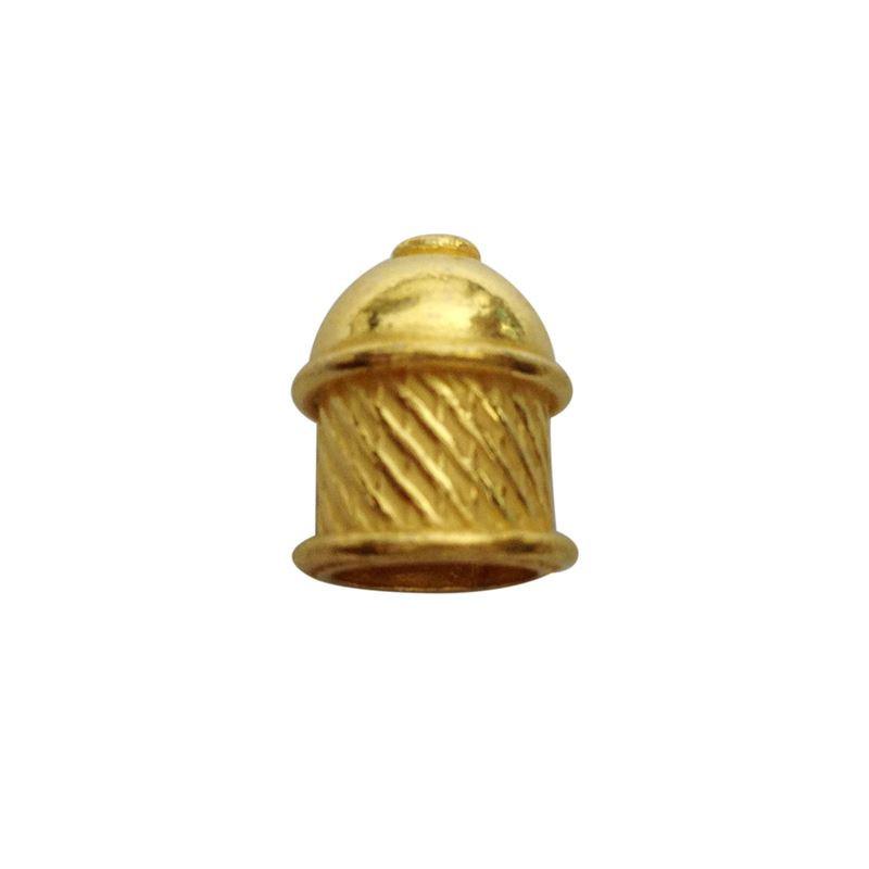 CG-206 18K Gold Overlay End Cap Beads Bali Designs Inc 