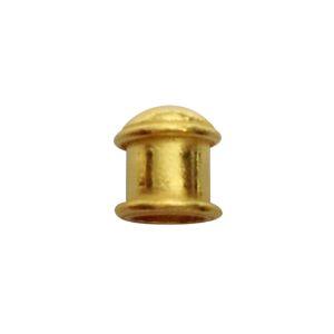 CG-207 18K Gold Overlay End Cap Beads Bali Designs Inc 