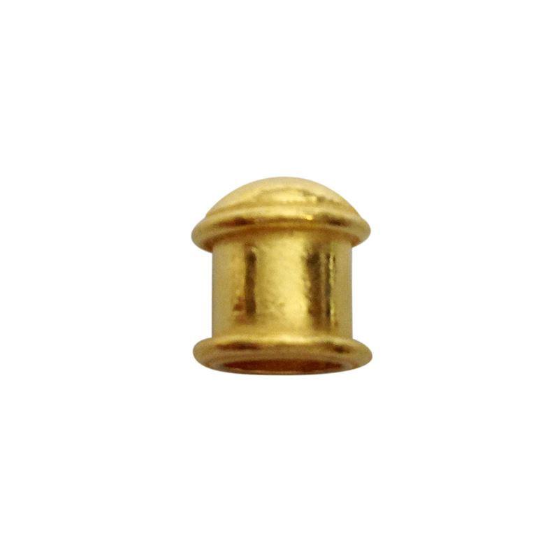 CG-207 18K Gold Overlay End Cap Beads Bali Designs Inc 