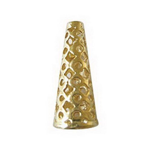 CG-211 18K Gold Overlay Cone Beads Bali Designs Inc 