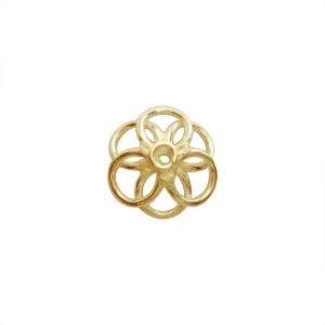 CG-228 18K Gold Overlay Bead Cap Beads Bali Designs Inc 