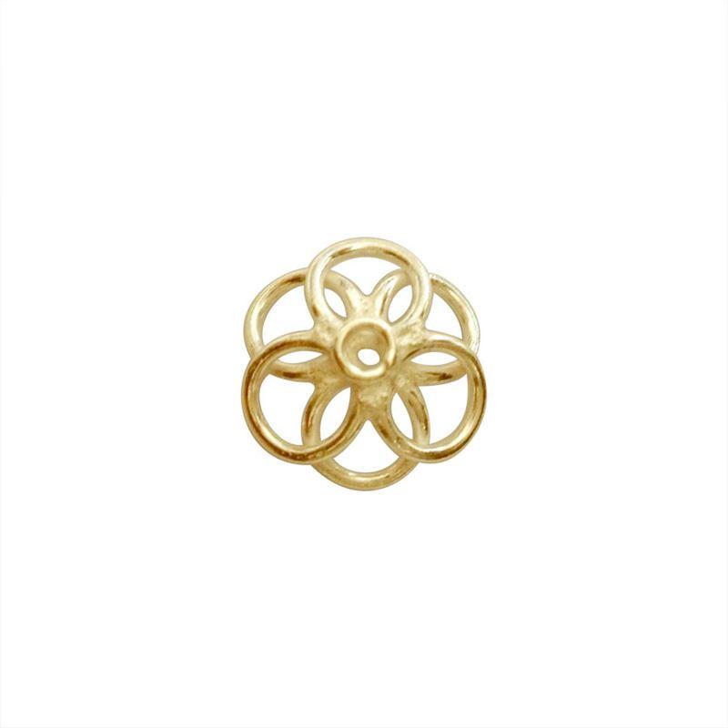 CG-228 18K Gold Overlay Bead Cap Beads Bali Designs Inc 