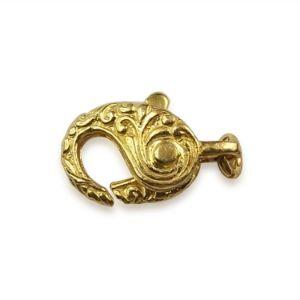 CG-229 18K Gold Overlay Lobster Clasp Beads Bali Designs Inc 