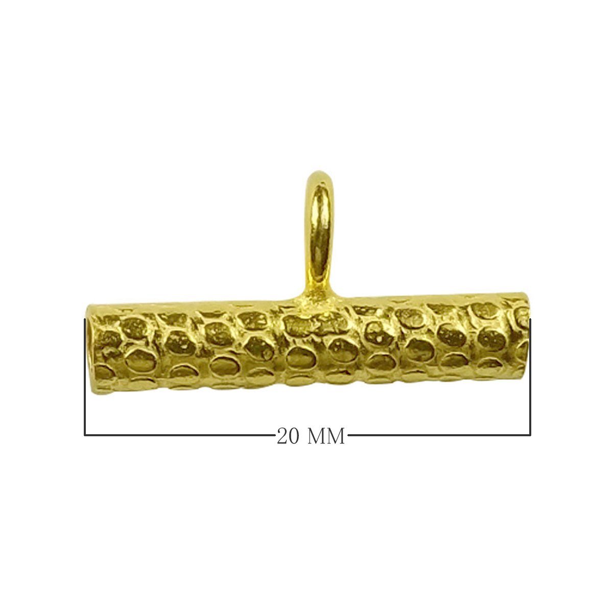 CG-240 18K Gold Overlay Pendant Bail Beads Bali Designs Inc 