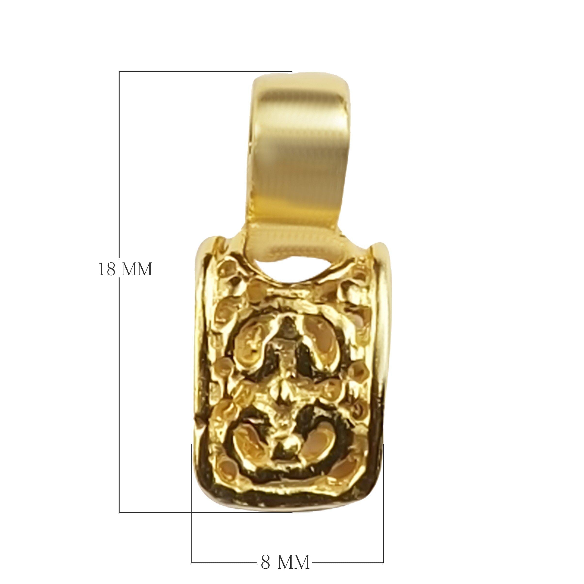 CG-241 18K Gold Overlay Pendant Bail Beads Bali Designs Inc 