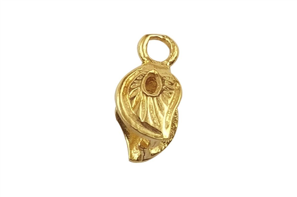CG-243 18K Gold Overlay Pendant Bail Beads Bali Designs Inc 