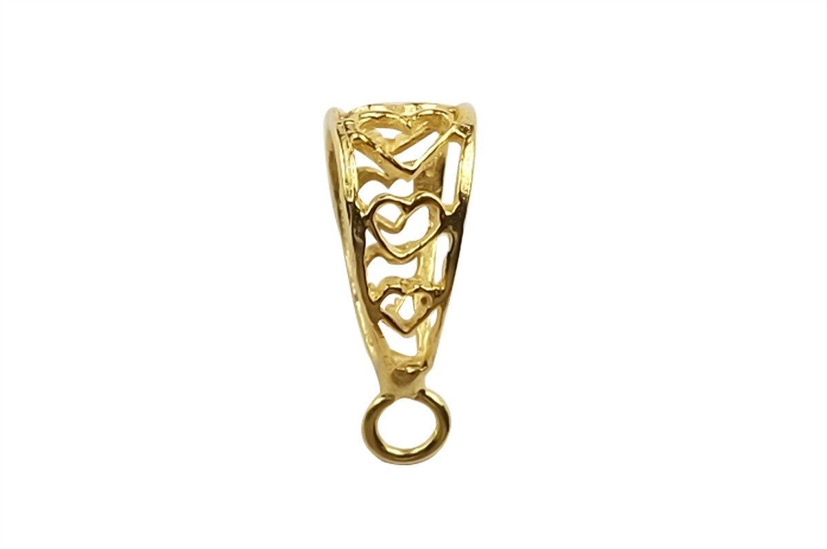 CG-244 18K Gold Overlay Pendant Bail Beads Bali Designs Inc 
