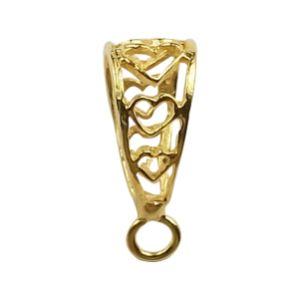 CG-244 18K Gold Overlay Pendant Bail Beads Bali Designs Inc 