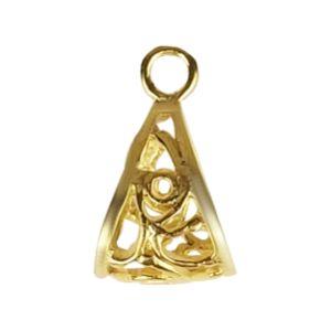 CG-245 18K Gold Overlay Pendant Bail Beads Bali Designs Inc 