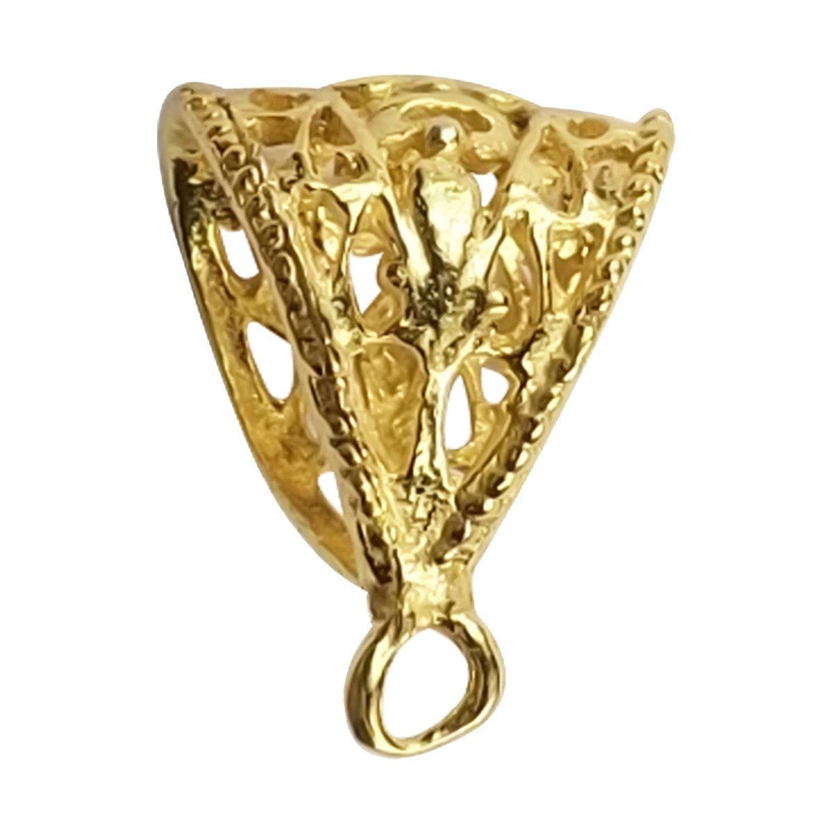 CG-246 18K Gold Overlay Pendant Bail Beads Bali Designs Inc 