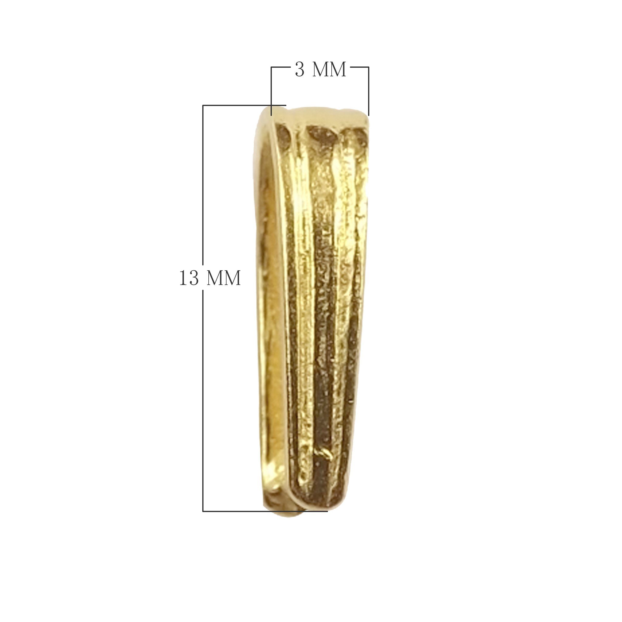 CG-253 18K Gold Overlay Pendant Bail Beads Bali Designs Inc 