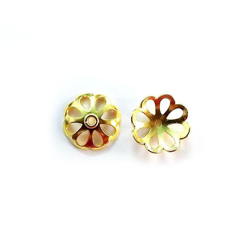 CG-328 18K Gold Overlay Bead Cap Beads Bali Designs Inc 