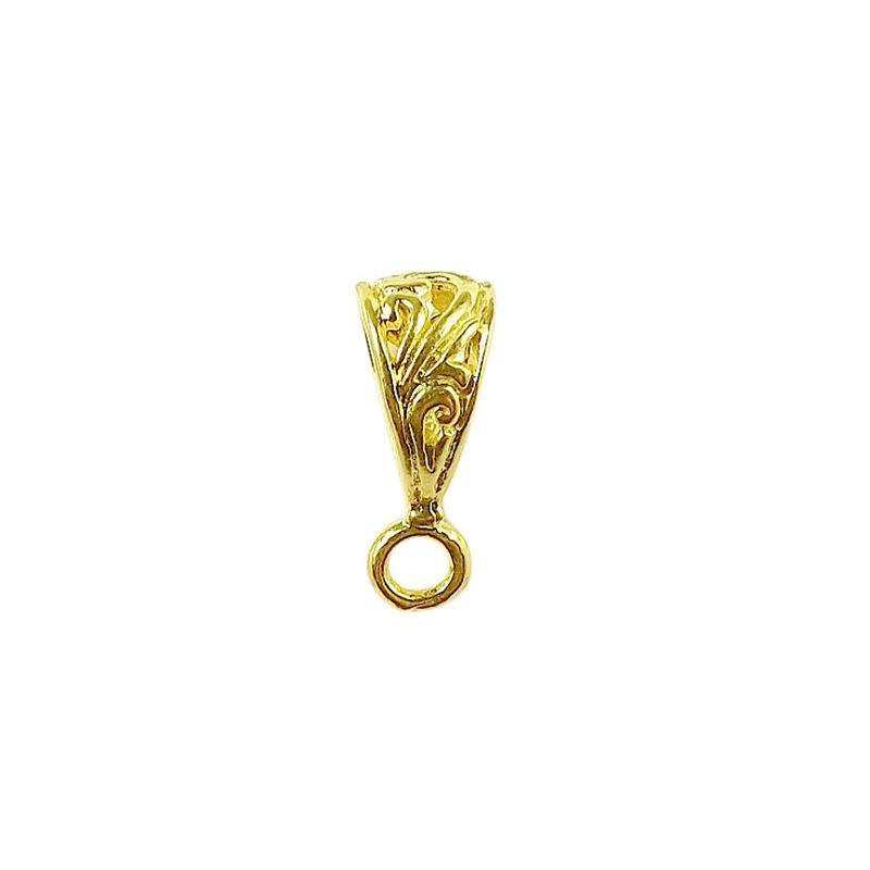 CG-364 18K Gold Overlay Pendant Bail Beads Bali Designs Inc 