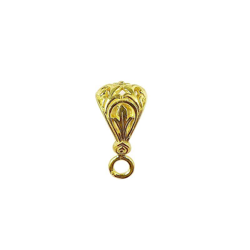 CG-367 18K Gold Overlay Pendant Bail Beads Bali Designs Inc 