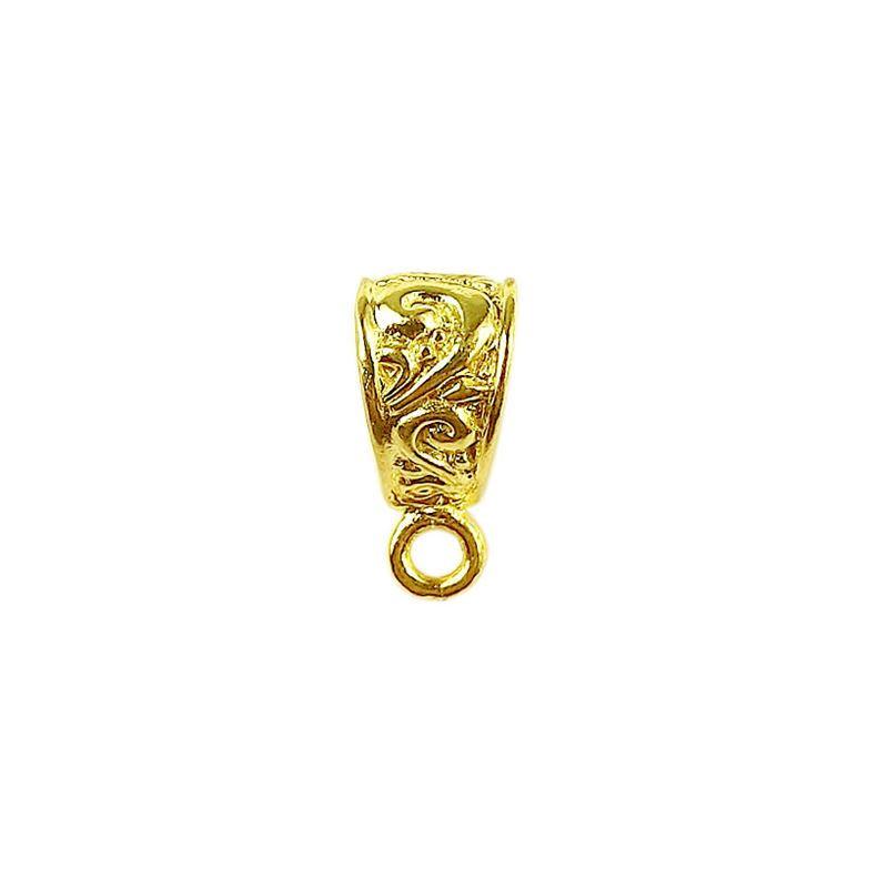 CG-368 18K Gold Overlay Pendant Bail Beads Bali Designs Inc 