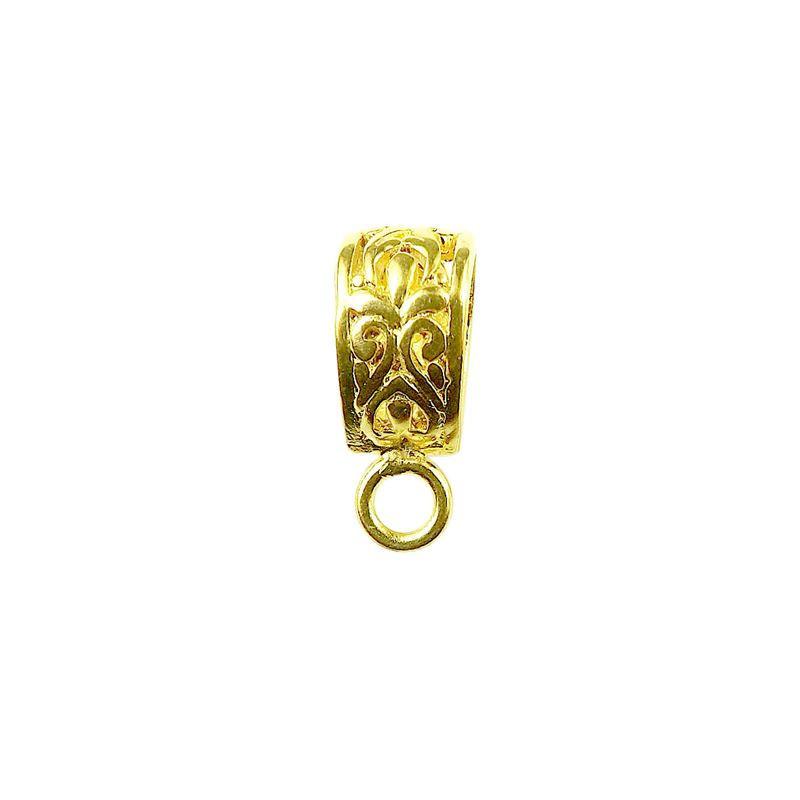 CG-377 18K Gold Overlay Pendant Bail Beads Bali Designs Inc 