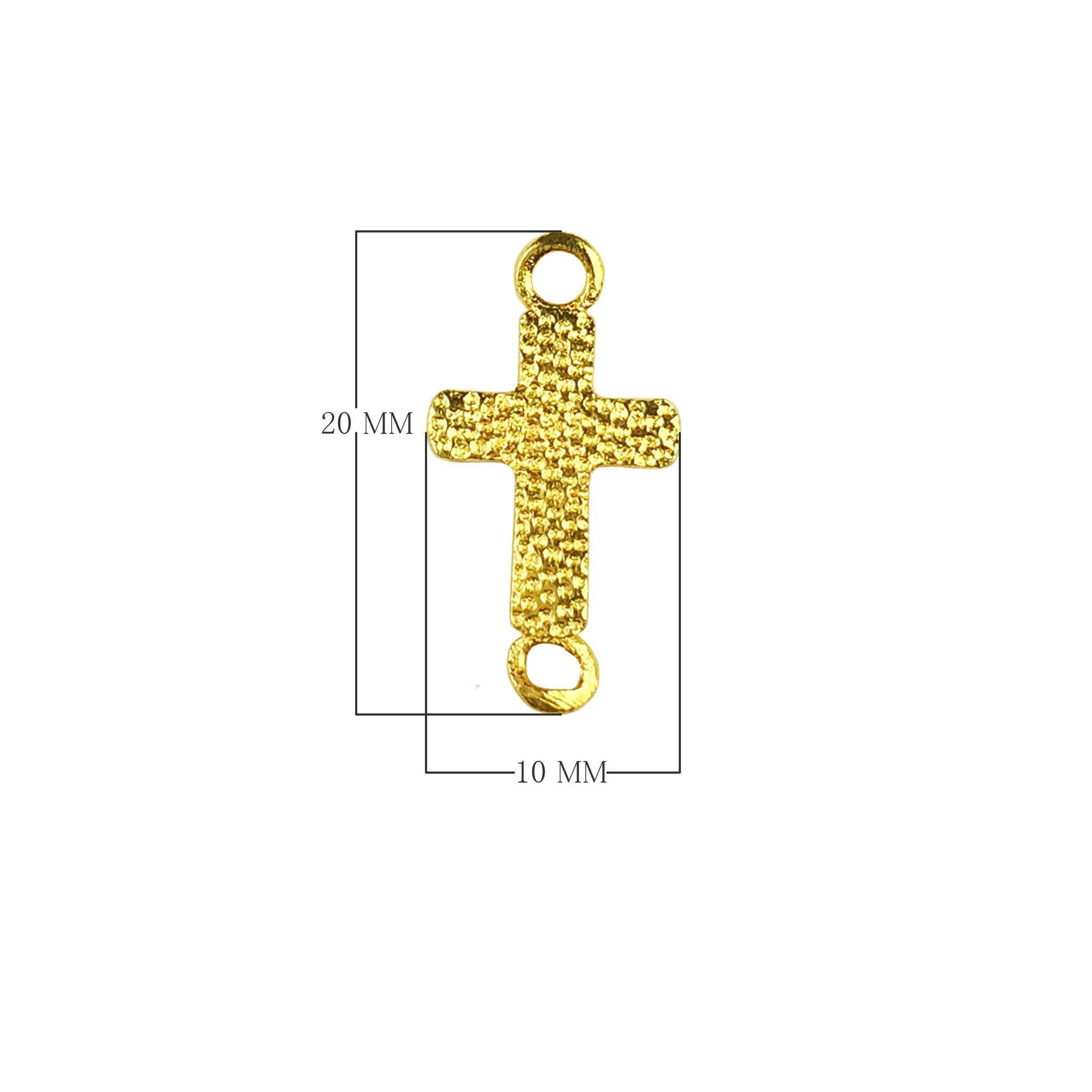 CG-394 18K Gold Overlay Charm Beads Bali Designs Inc 