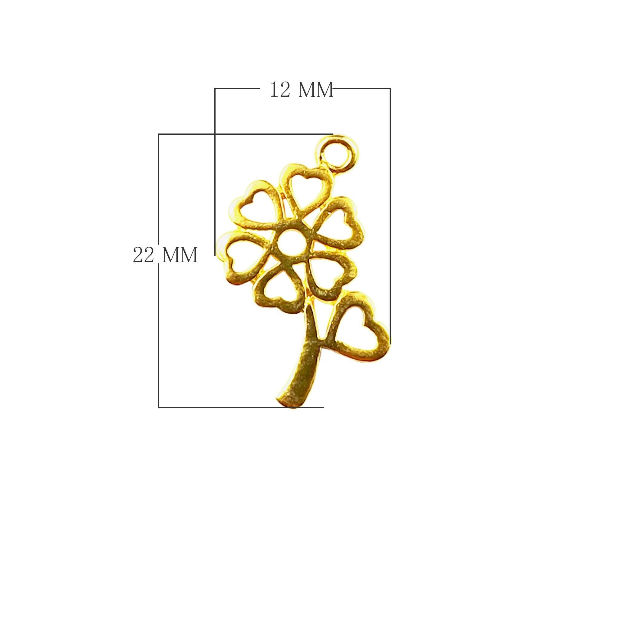 CG-399 18K Gold Overlay Charm Beads Bali Designs Inc 