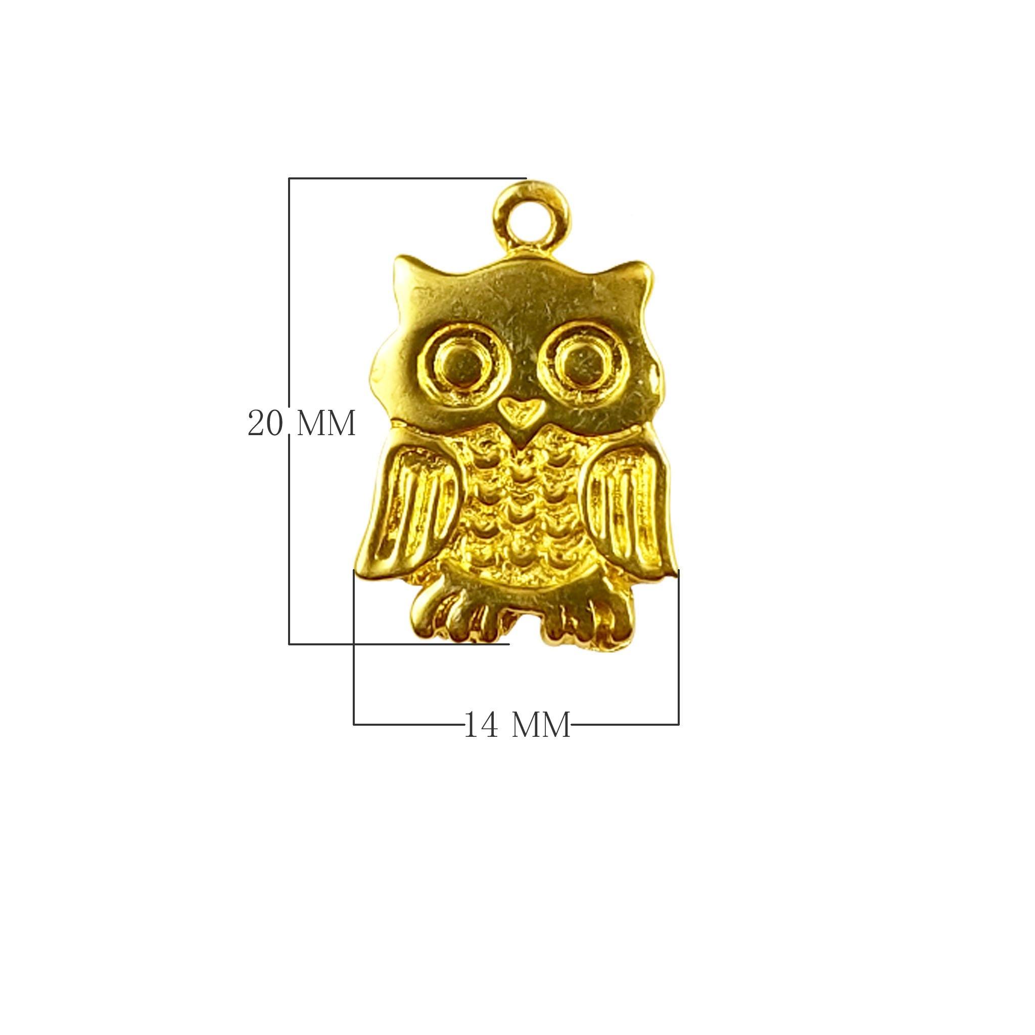 CG-401 18K Gold Overlay Charm Beads Bali Designs Inc 