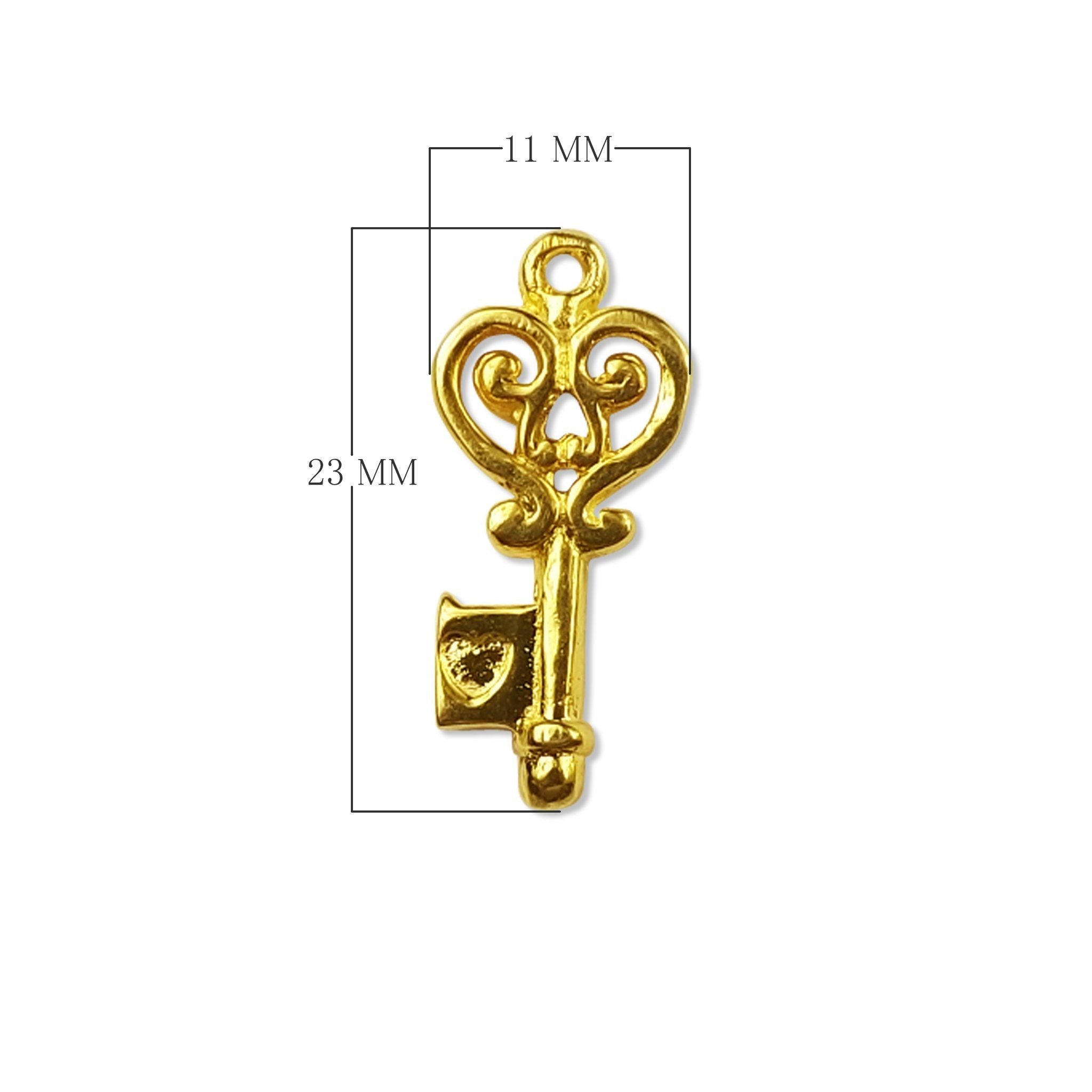 CG-406 18K Gold Overlay Charm Beads Bali Designs Inc 