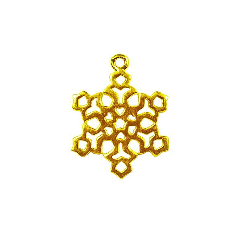 CG-407 18K Gold Overlay Charm Beads Bali Designs Inc 