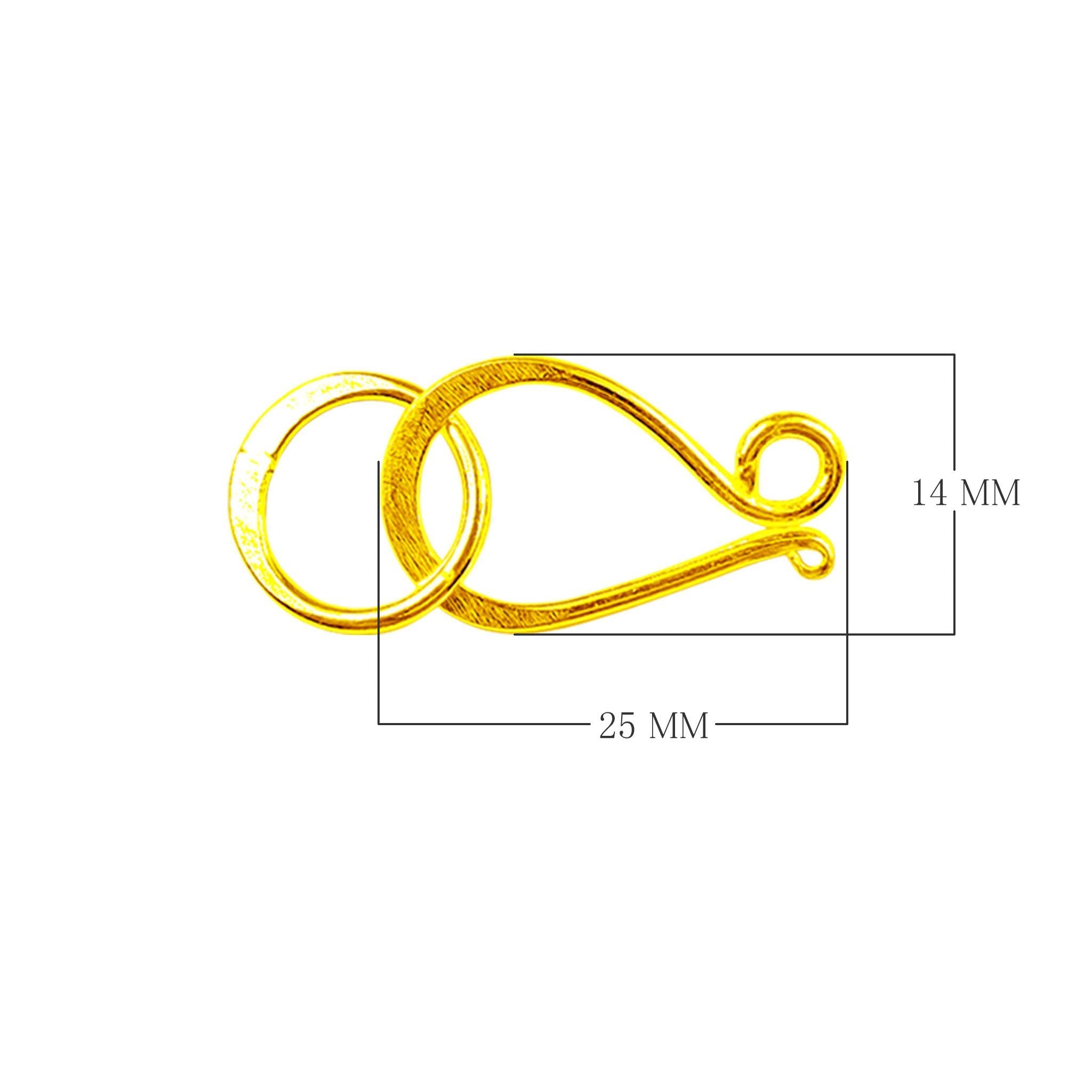 CG-413 18K Gold Overlay Hook Beads Bali Designs Inc 