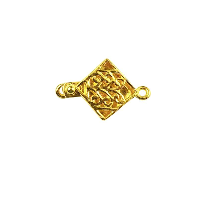 CG-417 18K Gold Overlay Single Hole Multi Strand Clasp Beads Bali Designs Inc 