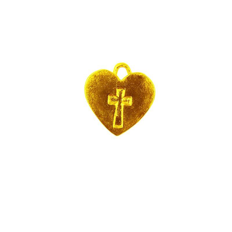 CG-422 18K Gold Overlay Charm Beads Bali Designs Inc 