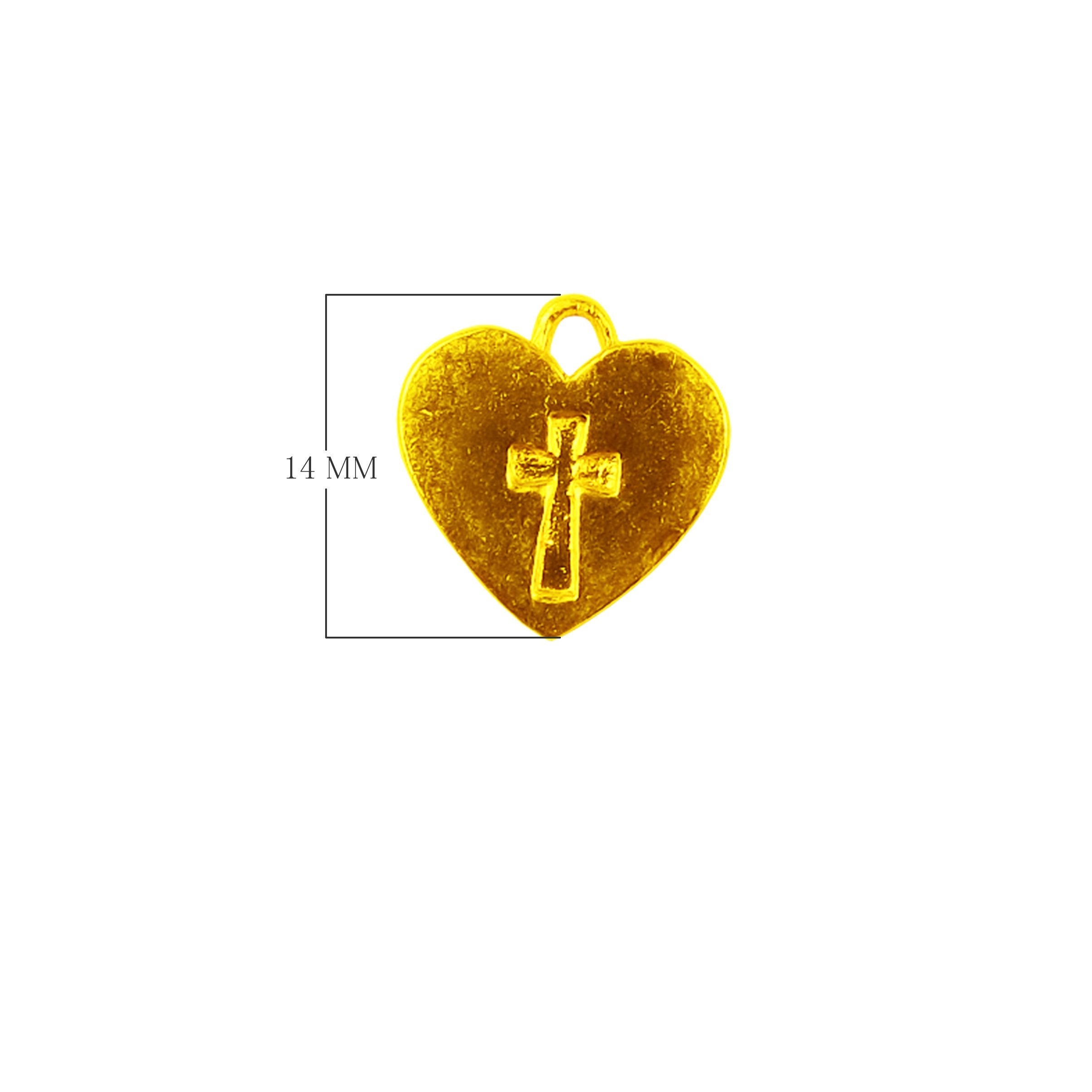 CG-422 18K Gold Overlay Charm Beads Bali Designs Inc 