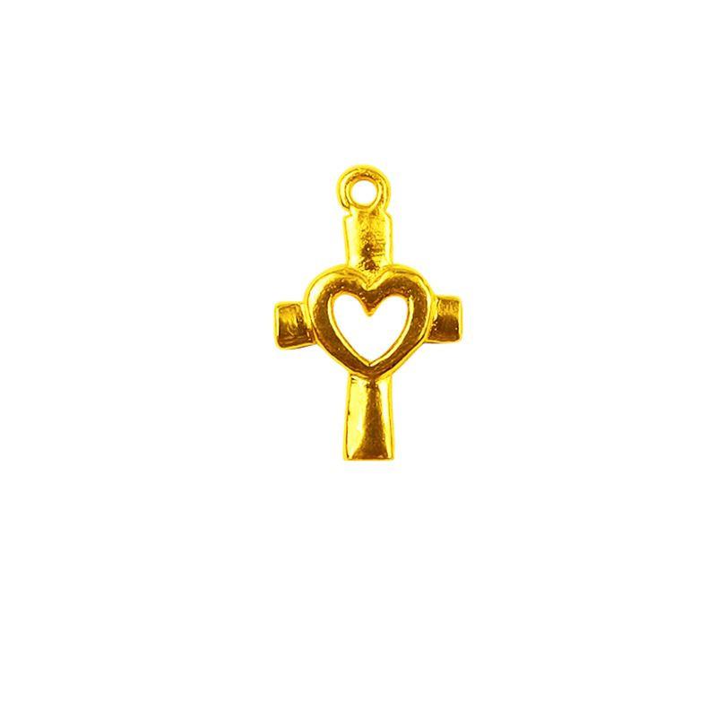 CG-425 18K Gold Overlay Charm Beads Bali Designs Inc 