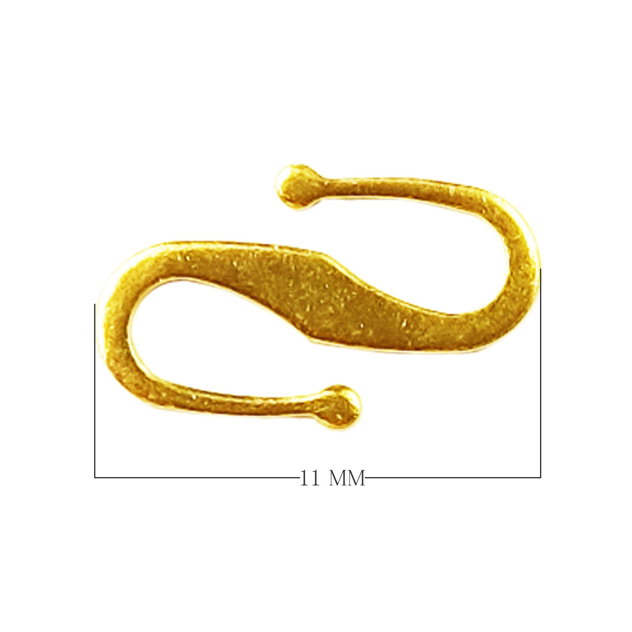 CG-444 18K Gold Overlay ''S'' Hook Beads Bali Designs Inc 