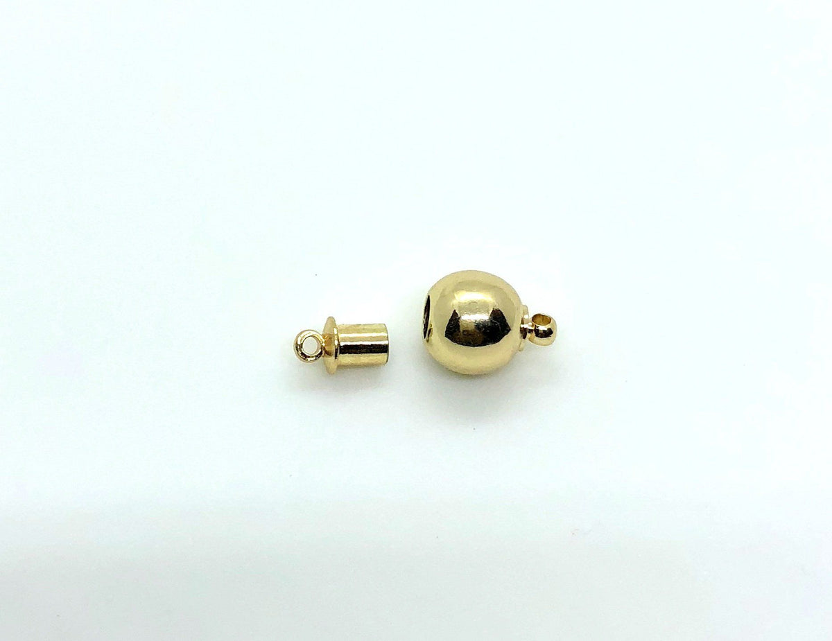 CG-515 18K Gold Overlay Magnetic Clasps Beads Bali Designs Inc 