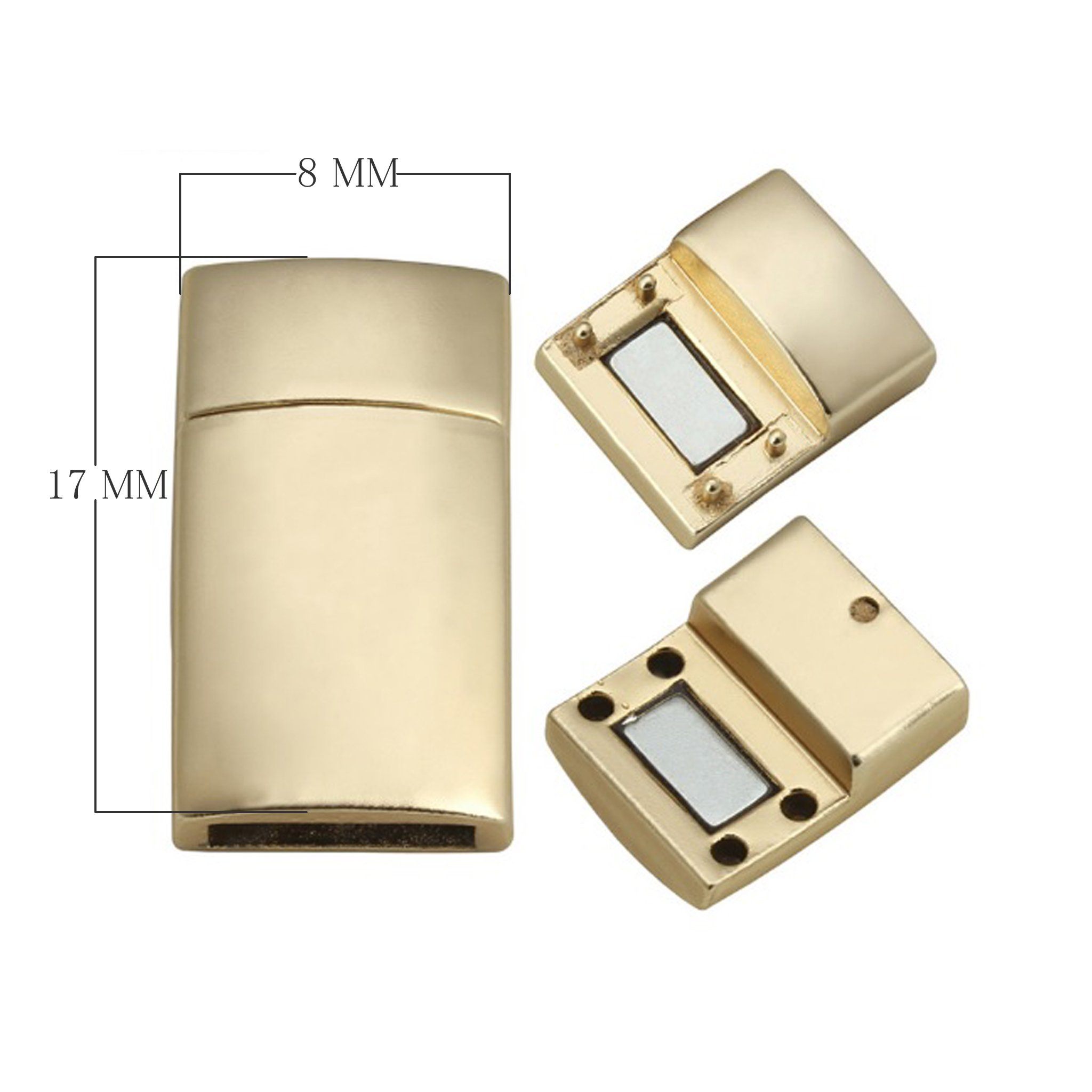 CG-518 18K Gold Overlay Magnetic Clasps Beads Bali Designs Inc 