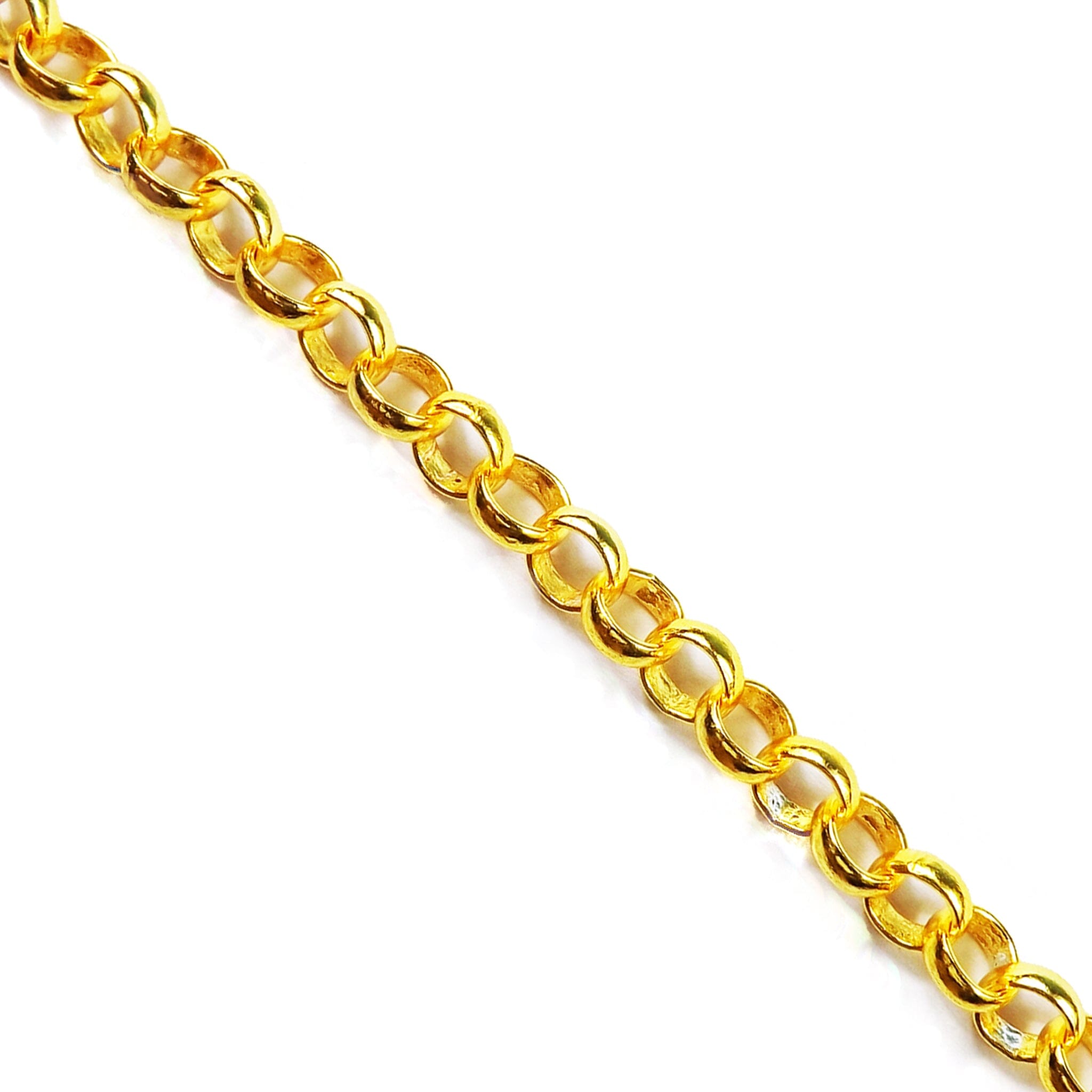 CHG-103 18K Gold Overlay Beading & Extender Chain Beads Bali Designs Inc 7MM 