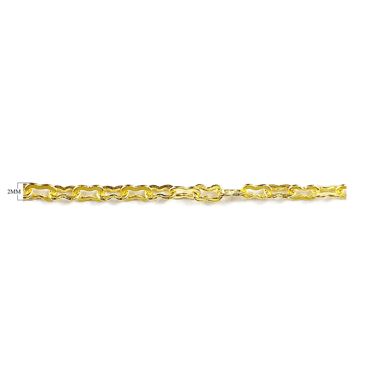 CHG-270 18K Gold Overlay Beading & Extender Chain Beads Bali Designs Inc 2MM 