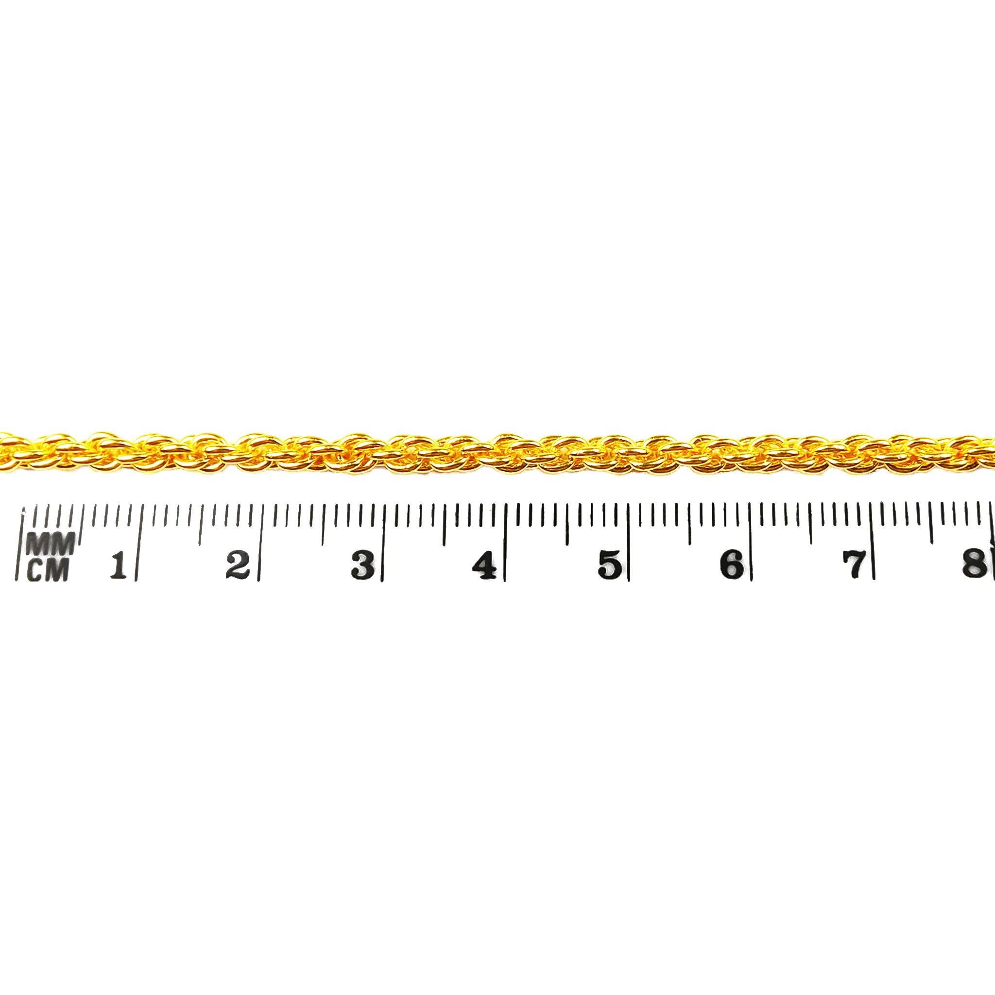 CHG-308 18K Gold Overlay Beading & Extender Chain Beads Bali Designs Inc 