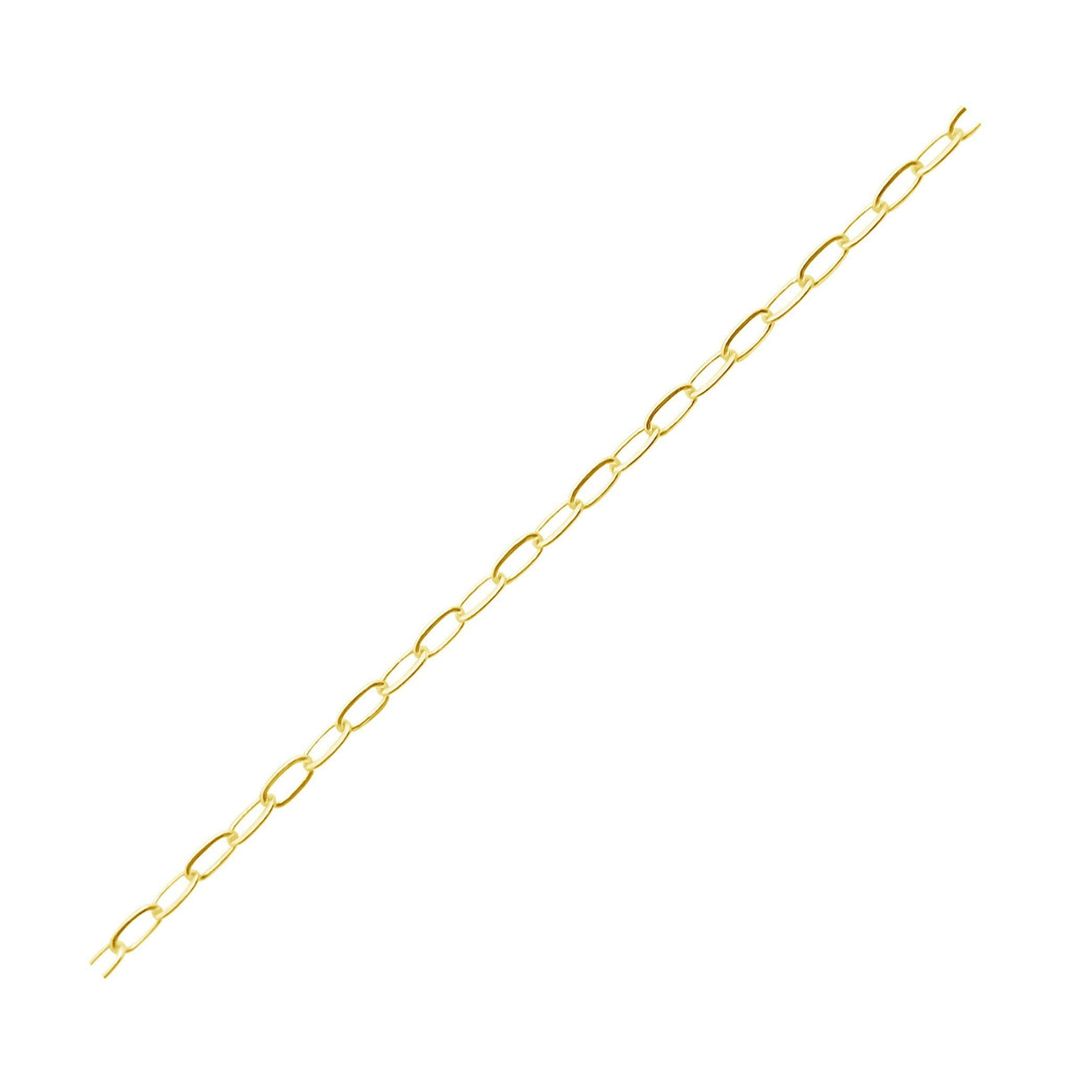 CHG-324-3X2MM-IT 18K Gold Overlay Beading & Extender Chain Beads Bali Designs Inc 