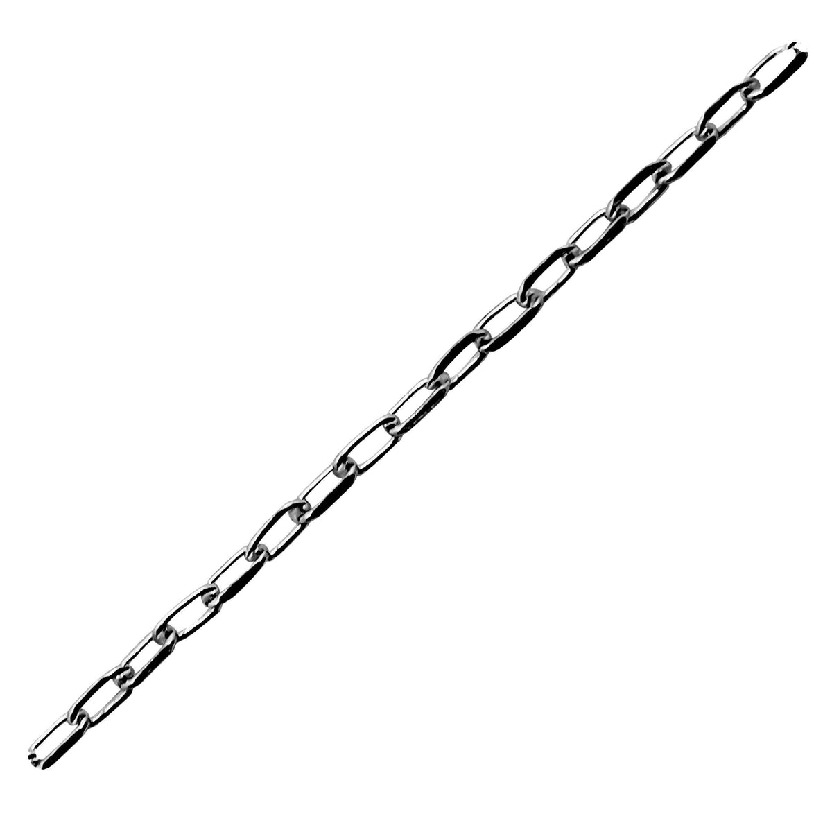 CHR-327-4X2MM-IT Black Rhodium Overlay Beading & Extender Chain Beads Bali Designs Inc 